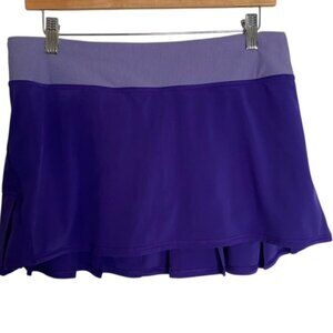 Lululemon Run Purple Pace Setter Skirt 8